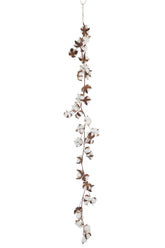 Guirlande Coton Marron/Blanc